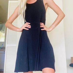 Black High neck Dress